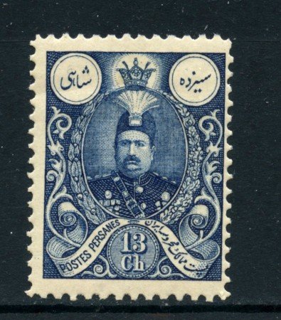 1907 - IRAN - 13c. MOHAMMED ALI - NUOVO - LOTTO/25522