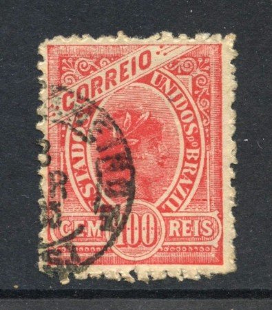 1900 - BRASILE - 100r. ROSA - USATO - LOTTO/28834