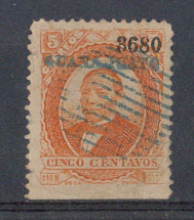 1877/82 - LOTTO/4981 - MESSICO - 5c. ARANCIO