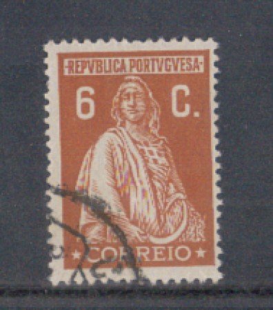 1926 - LOTTO/9679EU - PORTOGALLO - 6c. BRUNO GIALL. - USATO