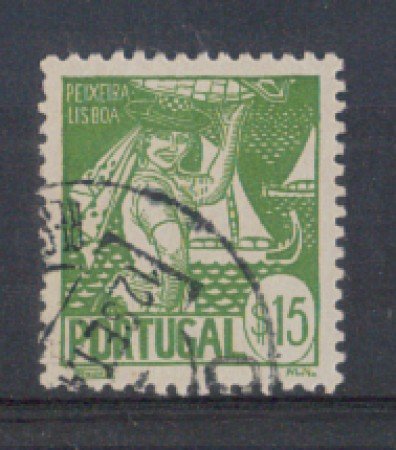 1941 - LOTTO/9708DU - PORTOGALLO - 15c. COSTUMI REGIONALI- USATO