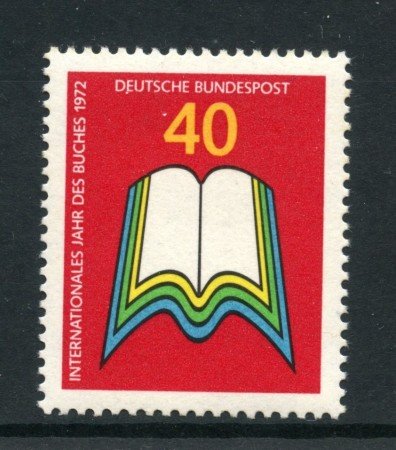 1972 - GERMANIA - 40p. ANNO DEL LIBRO - NUOVO - LOTTO/31063