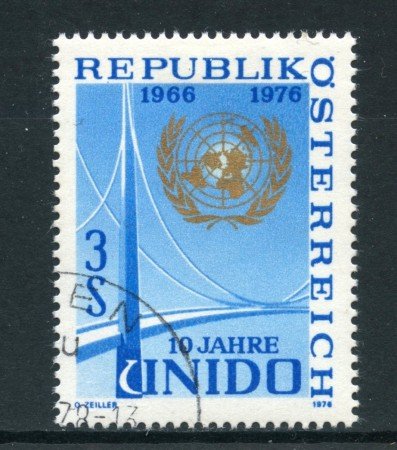 1976 - AUSTRIA - ORGANIZZAZIONE  U.N.I.D.O. - USATO - LOTTO/28081