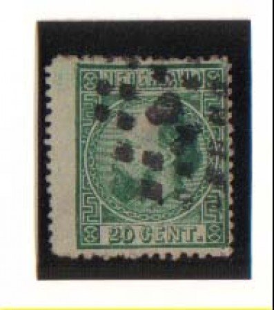 1867 - LBF/2651  - OLANDA - 20c. VERDE - USATO