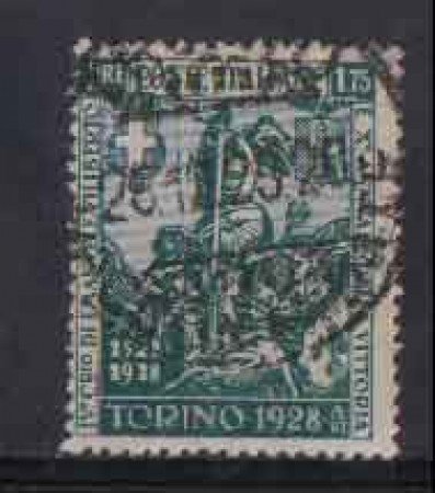 1928 - LOTTO/REG236U - REGNO - 1,75 L. E. FILIBERTO - USATO