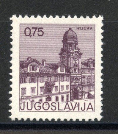 1977 - JUGOSLAVIA - LOTTO/38173 - 0,75 TURISTICA - NUOVO