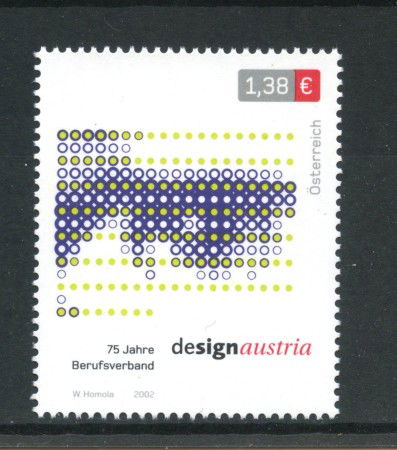 2002 - AUSTRIA - LOTTO/41922 - DESIGN AUSTRIACO - NUOVO