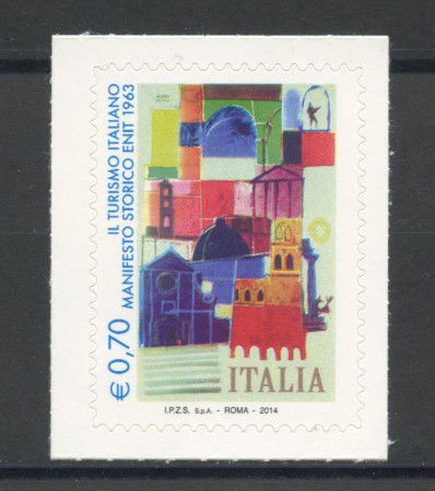 2014 - REPUBBLICA - MANIFESTO ENIT- NUOVO - LOTTO/36865