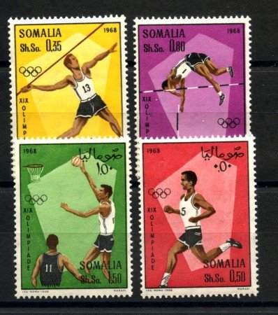 1968 - SOMALIA - LOTTO/41228 - OLIMPIADI MESSICO 4v. - NUOVI