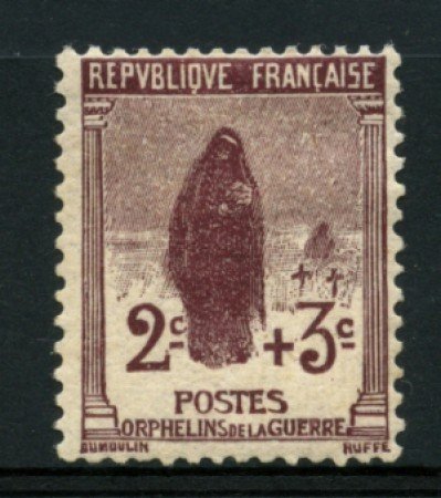 1917/19 - LOTTO/11804 - FRANCIA -  2+3c. PRO ORFANI - LING.