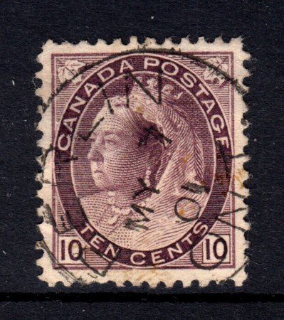 1898/903 - LOTTO/14085 - CANADA - 10c. REGINA VITTORIA - USATO