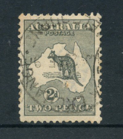 1912/19 - LOTTO/21531A - AUSTRALIA - 2d. GRIGIO - USATO