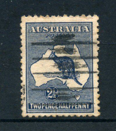 1912/19 - LOTTO/21533A - AUSTRALIA - 2,5d. BLU - USATO