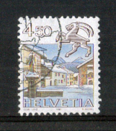 1984 - LOTTO/SVI1195U - SVIZZERA - 4,50 Fr. ZODIACO - USATO