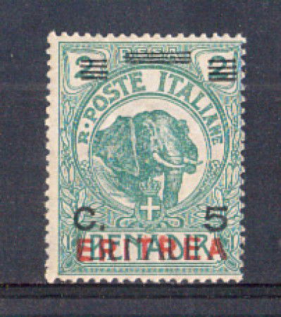 1924 - LOTTO/ERIT81L - ERITREA - 5c. SU 2p. VERDE - LING.