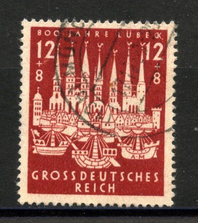 1943 - GERMANIA REICH - CITTA' DI LUBECCA - USATO - LOTTO/37527