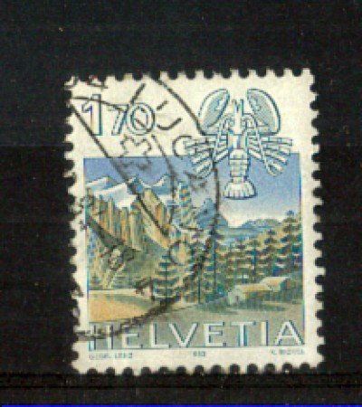 1983 - LOTTO/SVI1171U - SVIZZERA - 1,70 Fr. ZODIACO CANCRO - USATO