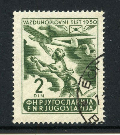 1950 - JUGOSLAVIA - LOTTO/42472 - POSTA AEREA  2d. SETTIMANA AEREA - USATO
