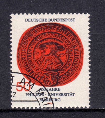 1977 - GERMANIA FEDERALE - UNIVERSITA' DI MARBURGO - USATO - LOTTO/31452U
