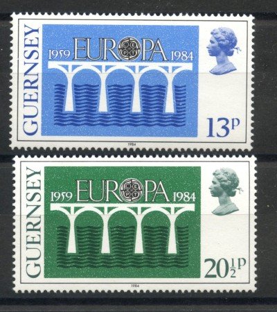 1984 - LOTTO/41286 - GUERNSEY - EUROPA 2v. - NUOVI