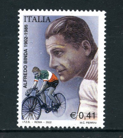 2002 - REPUBBLICA - ALFREDO BINDA CICLISTA - NUOVO - LOTTO/25609