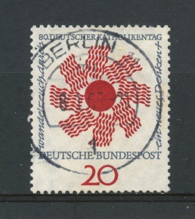 1964 - GERMANIA FEDERALE - 20p. GIORNATA CATTOLICA - USATO - LOTTO/30885U