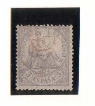 1874 - LBF/2770  - SPAGNA - 5c. LILLA