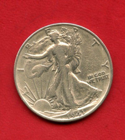 1941 - STATI UNITI - LOTTO/M47555 - 1/2 DOLLARO ARGENTO  LIBERTY