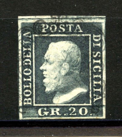 1859 - REGNO DELLE DUE SICILIE - LOTTO/40256 - 20 Grana GRIGIO ARDESIA - USATO