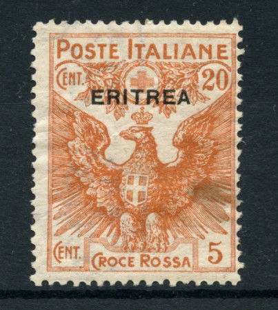 1916 - LOTTO/14980 - ERITREA - 20+5 CENT. CROCE ROSSA - LING.