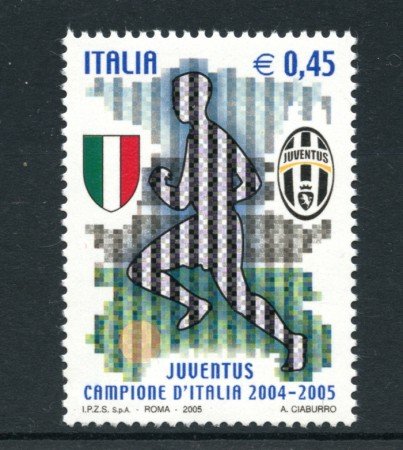 2005 - LOTTO/7516 - REPUBBLICA - JUVENTUS CAMPIONE D'ITALIA - NUOVO