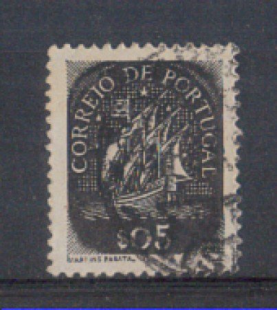 1943 - LOTTO/9711AU - PORTOGALLO - 5c. CARAVELLA - USATO