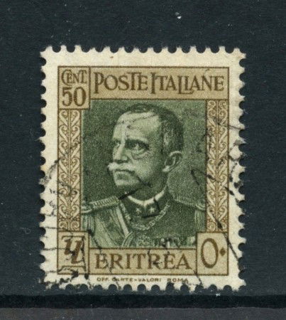 1931 - LOTTO/ERIT199U - ERITREA - 50c. BRUNO OLIVA  - USATO