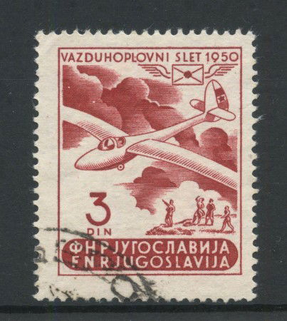 1950 - JUGOSLAVIA - LOTTO/42473 - POSTA AEREA 3d. SETTIMANA AEREA - USATO
