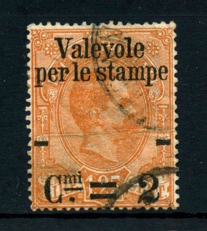 1890 - REGNO - 2cent. su 1,25 ARANCIO - PACCHI SOPRASTAMPATI - USATO - LOTTO/26434