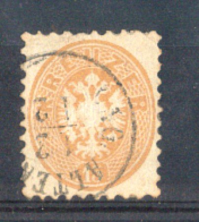 1863/64 - LOTTO/AUS31U - AUSTRIA - 15 k. BISTRO USATO