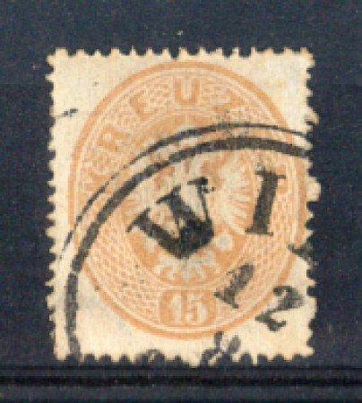 1863 - LOTTO/AUS26U - AUSTRIA - 15 k. BISTRO - USATO
