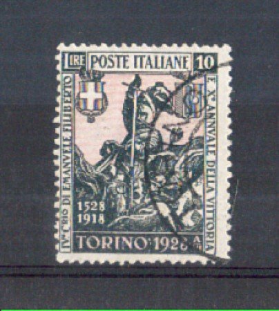 1928 - LOTTO/11252 - REGNO - 10 LIRE EMANUELE FILIBERTO - USATO