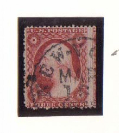 1857 - LBF/2925 -  STATI UNITI - 3c. MARRONE