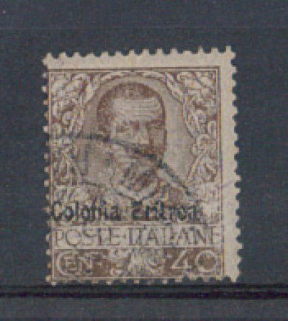 1903 - LOTTO/ERIT25U - ERITREA - 40c. BRUNO - USATO