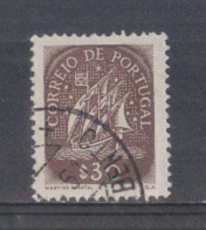 1943 - LOTTO/9711EU - PORTOGALLO - 30c. CARAVELLA - USATO