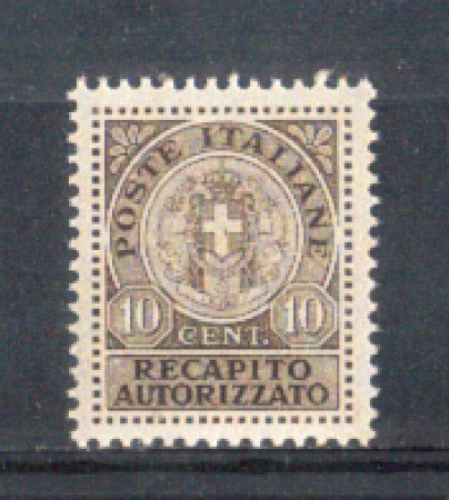 1930 - LOTTO/REGCAP3N - REGNO - 10c. RECAPITO - NUOVO