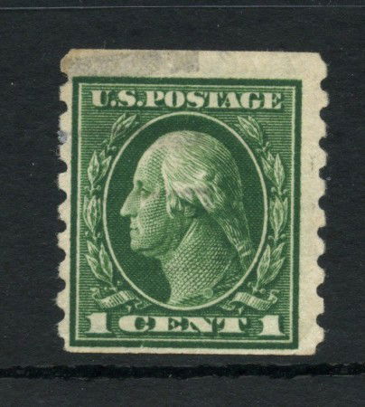 1910/1914 - STATI UNITI - LOTTO/43564 -  1 Cent. VERDE  WASHINGTON DENT. VERTICALE
