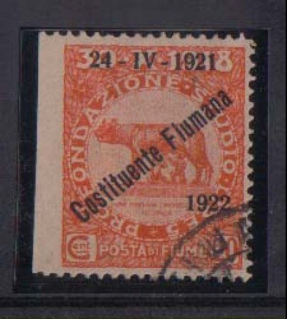 1922 - LOTTO/OCP2195  - FIUME - 20c. COSTITUENTE - VARIETA'