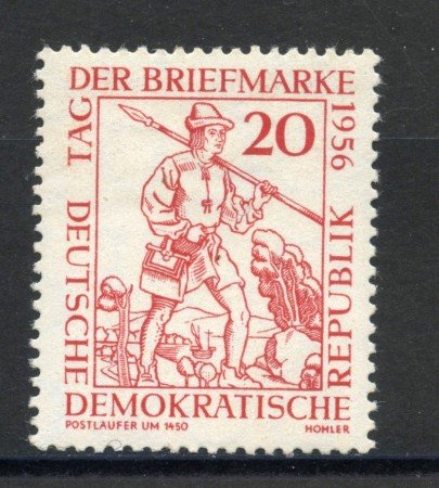 1956 - GERMANIA DDR - GIORNATA DEL FRANCOBOLLO - NUOVO - LOTTO/36113