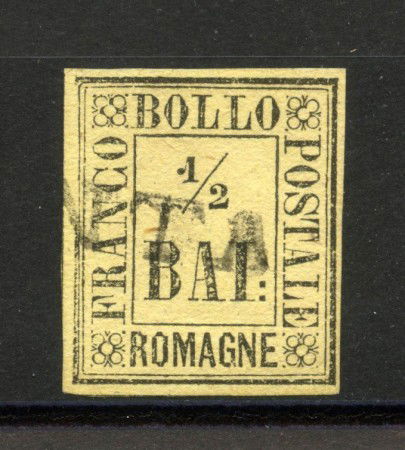 1859 - ROMAGNE - LOTTO/40246 - 1/2 BAI GIALLO PAGLIA - USATO