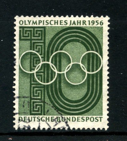 1956 - GERMANIA FEDERALE - OLIMPIADI DI MELBOURNE - USATO - LOTTO/30793