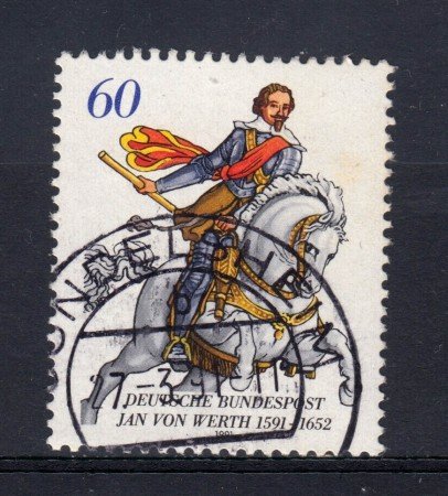 1991 - GERMANIA FEDERALE - 100p. J. VON WERTH - USATO - LOTTO/31237U