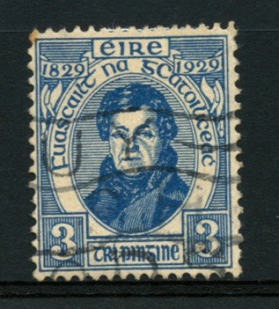 1929 - LOTTO/12156 - IRLANDA - 3p. CULTO CATTOLICO - USATO