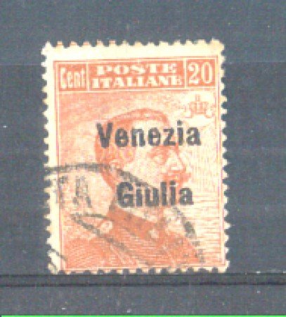 1918/19 - LOTTO/VNG23U - VENEZIA GIULIA - 20c. ARANCIO USATO
